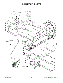 05 - Manifold Parts parts for Whirlpool Range KFGG500ESS1 from AppliancePartsPros.com