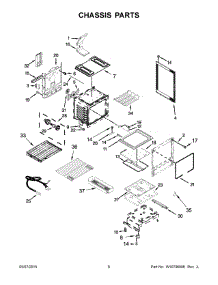 04 - Chassis Parts parts for Whirlpool Range KFGS530ESS0 from AppliancePartsPros.com