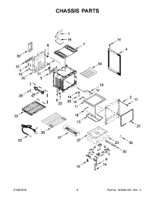 04 - Chassis Parts parts for Whirlpool Range KFGS530ESS1 from AppliancePartsPros.com