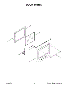 06 - Door Parts parts for Whirlpool Range KFGS530ESS1 from AppliancePartsPros.com