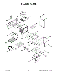 04 - Chassis Parts parts for Whirlpool Range KFGS530ESS2 from AppliancePartsPros.com