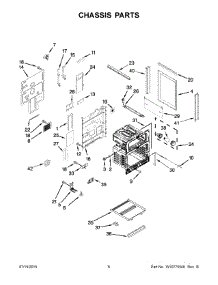 04 - Chassis Parts parts for Whirlpool Range KFID500ESS00 from AppliancePartsPros.com