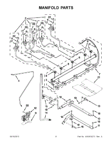 04 - Manifold Parts parts for Kitchenaid Range KGRS306BSS1 from AppliancePartsPros.com