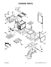 04 - Chassis Parts parts for Whirlpool Range KGRS308BSS2 from AppliancePartsPros.com