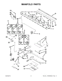 04 - Manifold Parts parts for Kitchenaid Range KGRS505XSS05 from AppliancePartsPros.com