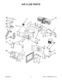 05 - Air Flow Parts parts for Whirlpool Microwave KHMC1857XSP1 from AppliancePartsPros.com