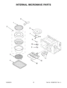 06 - Internal Microwave Parts parts for Whirlpool Microwave KMBP100EBS01 from AppliancePartsPros.com