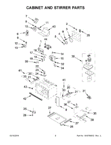 05 - Cabinet And Stirrer Parts parts for Whirlpool Microwave KMBP100ESS00 from AppliancePartsPros.com