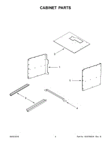 03 - Cabinet Parts parts for Whirlpool Microwave KMBS104EBL00 from AppliancePartsPros.com