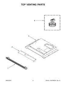 05 - Top Venting Parts parts for Whirlpool Microwave KMBS104EBL00 from AppliancePartsPros.com