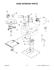 06 - Oven Interior Parts parts for Whirlpool Microwave KMBS104EBL00 from AppliancePartsPros.com
