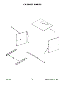 03 - Cabinet Parts parts for Whirlpool Microwave KMBS104EBL01 from AppliancePartsPros.com