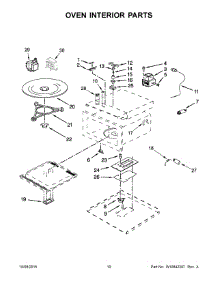 06 - Oven Interior Parts parts for Whirlpool Microwave KMBS104EBL01 from AppliancePartsPros.com