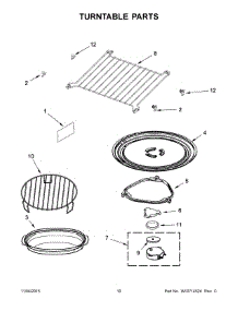 06 - Turntable Parts parts for Whirlpool Microwave KMHC319EWH0 from AppliancePartsPros.com