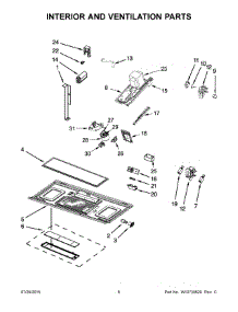 04 - Interior And Ventilation Parts parts for Whirlpool Microwave KMHS120EBL0 from AppliancePartsPros.com
