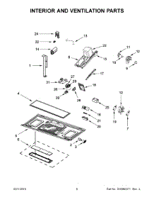04 - Interior And Ventilation Parts parts for Whirlpool Microwave KMHS120ESS1 from AppliancePartsPros.com