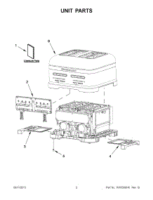 02 - Unit Parts parts for Kitchenaid Toaster KMT4203SR0 from AppliancePartsPros.com