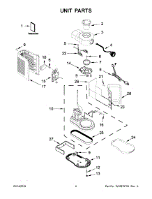 03 - Unit Parts parts for Whirlpool Blender KSB5010QGC0 from AppliancePartsPros.com