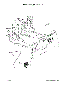 04 - Manifold Parts parts for Whirlpool Range KSDB900ESS1 from AppliancePartsPros.com