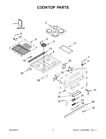 02 - Cooktop Parts parts for Whirlpool Range KSDG950ESS0 from AppliancePartsPros.com