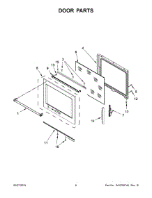 04 - Door Parts parts for Whirlpool Range KSEG700EWH0 from AppliancePartsPros.com