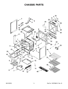 03 - Chassis Parts parts for Whirlpool Range KSEG950ESS0 from AppliancePartsPros.com