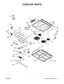 02 - Cooktop Parts parts for Whirlpool Range KSEG950ESS1 from AppliancePartsPros.com