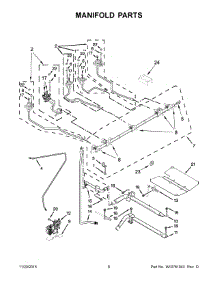 04 - Manifold Parts parts for Whirlpool Range KSGB900EBL0 from AppliancePartsPros.com