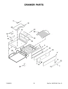 06 - Drawer Parts parts for Whirlpool Range KSGB900EBL0 from AppliancePartsPros.com