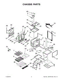 03 - Chassis Parts parts for Whirlpool Range KSGB900ESS0 from AppliancePartsPros.com