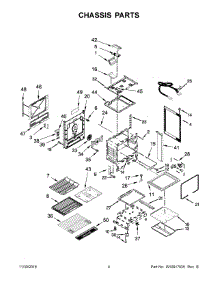 03 - Chassis Parts parts for Whirlpool Range KSGB900ESS1 from AppliancePartsPros.com