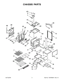 03 - Chassis Parts parts for Whirlpool Range KSGG700ESS0 from AppliancePartsPros.com