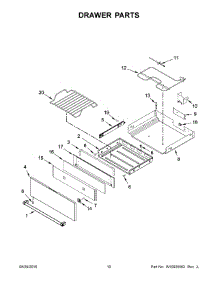 06 - Drawer Parts parts for Whirlpool Range KSIB900ESS1 from AppliancePartsPros.com
