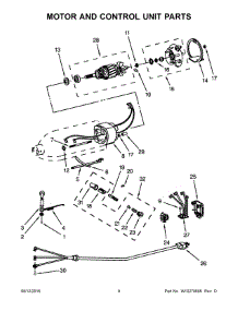 05 - Motor And Control Unit Parts parts for Whirlpool Mixer KSM150APSPI0 from AppliancePartsPros.com