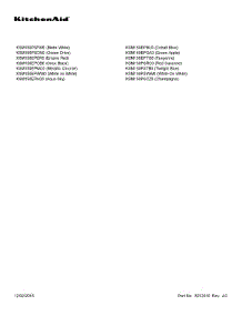 02 - Color Variation Parts parts for Whirlpool Mixer KSM150PSBX0 from AppliancePartsPros.com
