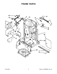 03 - Frame Parts parts for Kitchenaid Compactor KUCS03FTWH3 from AppliancePartsPros.com