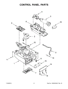 05 - Control Panel Parts parts for Kitchenaid Ice Maker KUIC15PHZS0 from AppliancePartsPros.com