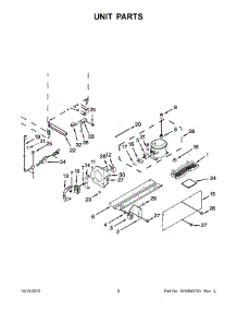 05 - Unit Parts parts for Kitchenaid Wine Cooler KUWL304CSS00 from AppliancePartsPros.com