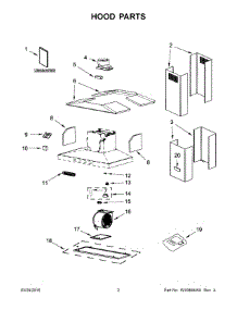 02 - Hood Parts parts for Whirlpool Hood KVIB602DSS1 from AppliancePartsPros.com