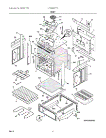 03 - Body parts for Electrolux Range LFES3025PFC from AppliancePartsPros.com