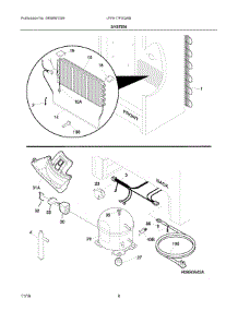04 - System parts for Electrolux Freezer LFFH17F3QWB from AppliancePartsPros.com