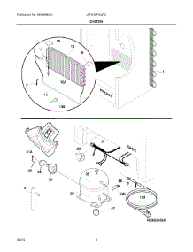 04 - System parts for Electrolux Freezer LFFH20F3QWC from AppliancePartsPros.com