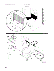 04 - System parts for Electrolux Freezer LFFH20F3QWD from AppliancePartsPros.com
