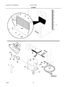 04 - System parts for Electrolux Freezer LFFH21F7HWK from AppliancePartsPros.com