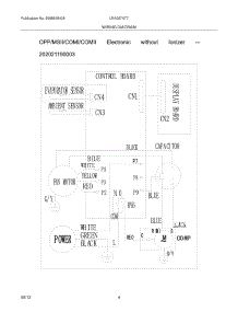 04 - Wiring Diagram parts for Frigidaire Room Air Conditioner LRA067AT726 from AppliancePartsPros.com