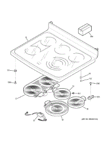 03 - Body Parts parts for Ge Range PGB910DET3CC from AppliancePartsPros.com