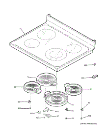 04 - Door & Drawer Parts parts for Ge Range PGB930DET3BB from AppliancePartsPros.com