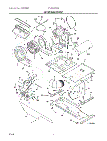 03 - Motor / Blower / Belt parts for Electrolux Washer Dryer Combo SFLG4033RW0 from AppliancePartsPros.com