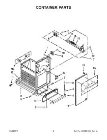 05 - Container Parts parts for Maytag Compactor TC707S4 from AppliancePartsPros.com