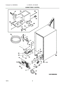 04 - Cabinet Rear  /  Control parts for Electrolux Ice Maker UL15IM20RS0 from AppliancePartsPros.com